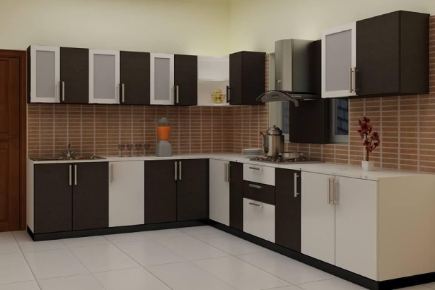 pvc modular kitchen design image